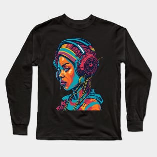 Music Retro Art Long Sleeve T-Shirt